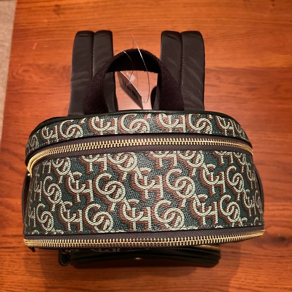 Coach Court Backpack Monogram NWT Green - Picture 5 of 10